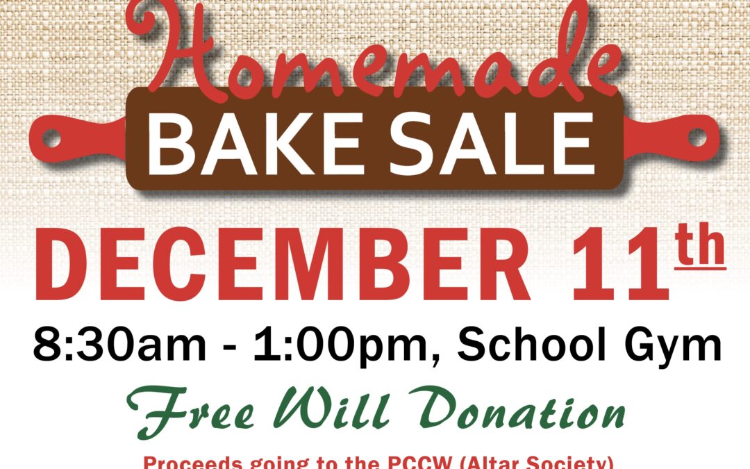 Holiday Bake Sale