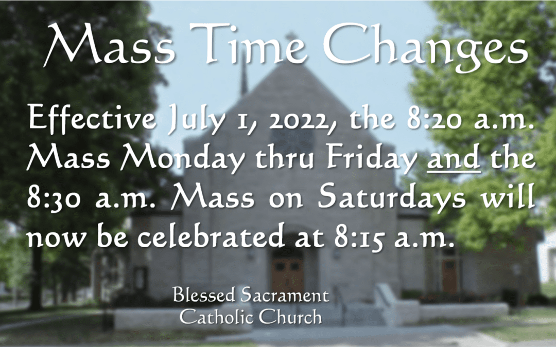 Mass Time Changes